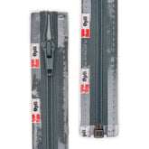 Rits deelbaar | Opti | spiraal S60 | 25 cm | 002 grijs Deelbare Rits OPTI - D - S60 - 25 CM - 002 - GRIJS